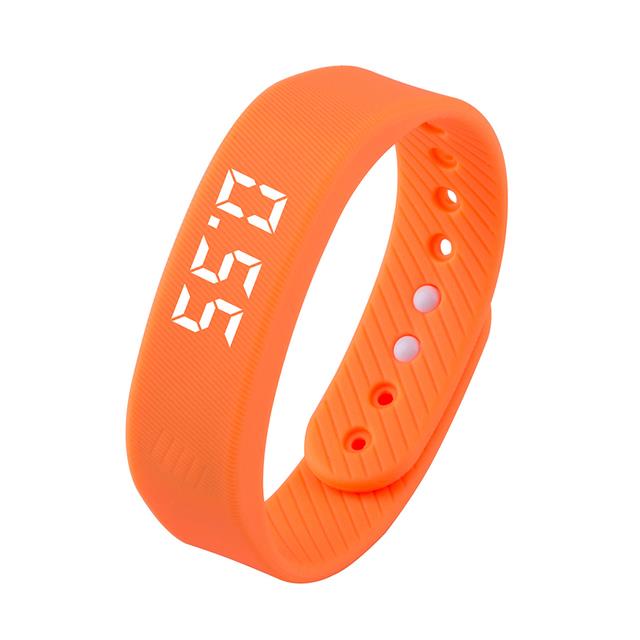 ┅✈♛ T5 Smart Wristband Fitness Bracelet IP65 Waterproof Men Women Sport Led Activity Sleep Tracker Smart Watch Bracelet Passometer