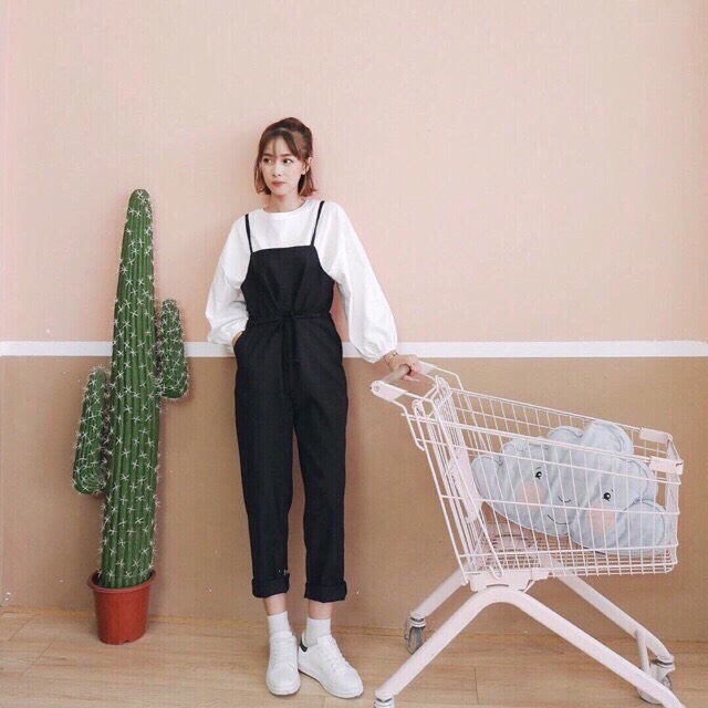Sét Yếm Kaki dây rút bụng