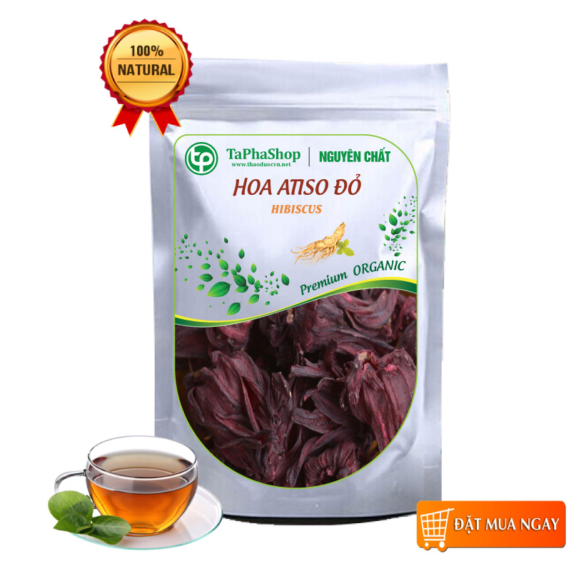 Hoa atiso đỏ sấy khô 500g - tấn phát