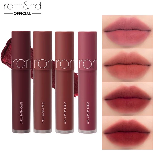 [HCM]Son Kem Lì Lên Màu Siêu Chuẩn Mềm Mại Như Nhung Romand Zero Velvet Tint 5.5g (4 MÀU MỚI TỪ 18 - 21)