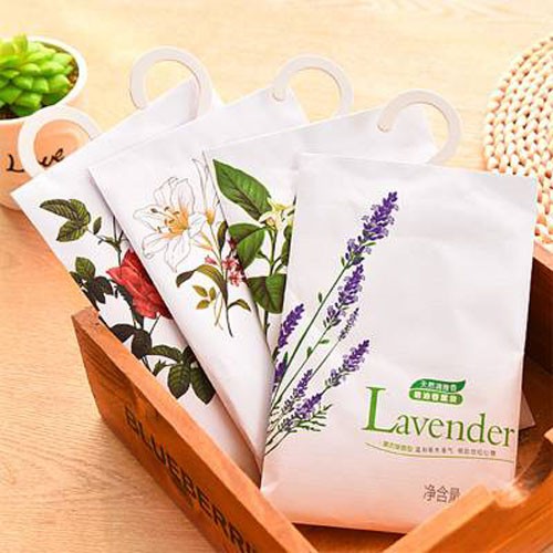Combo 10 túi thơm thảo dược có móc treo để trong tủ quần áo