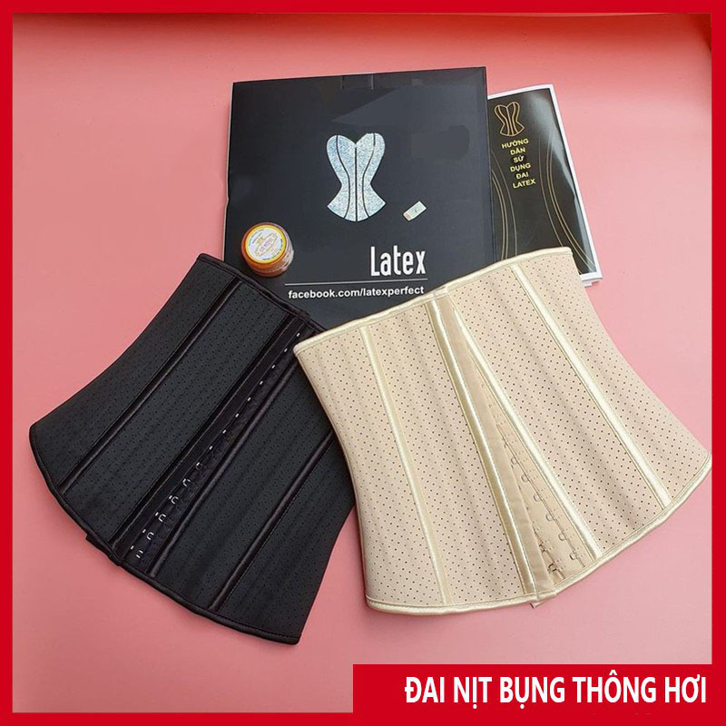 HOÀN TIỀN 15% - Đai nịt bụng latex 25 xương THÔNG HƠI chuẩn Hy lạp - Gen Nịt Bụng Thoáng Khí