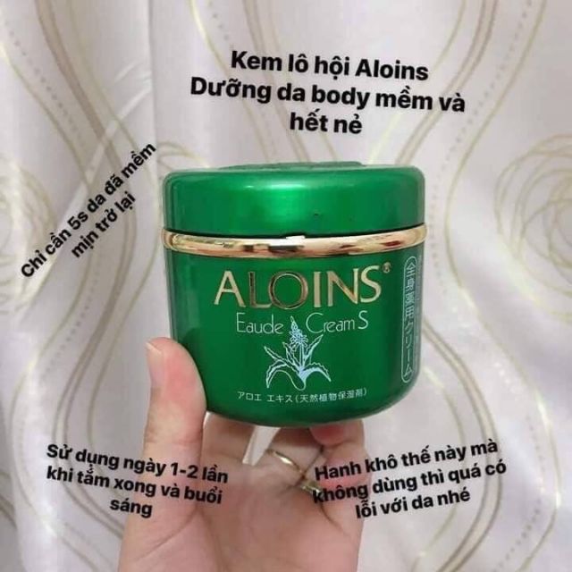 Kem xanh Aloins Nhật Bản, sản phẩm tốt, chất lượng sản phẩm cao và cam kết hàng đúng như hình ảnh