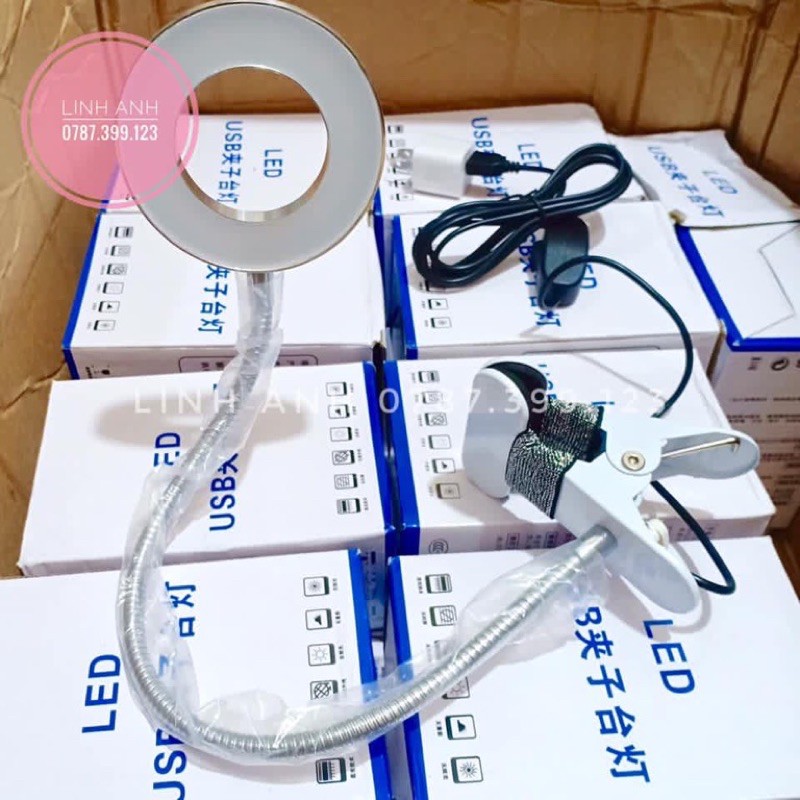Đèn kẹp mini phun xăm nối mi nail