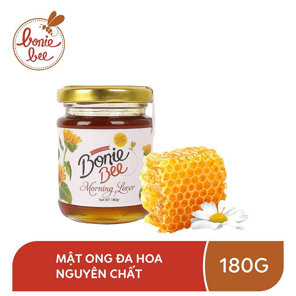 Mật ong đa hoa nguyên chất Bonie Bee Morning Lover 180g