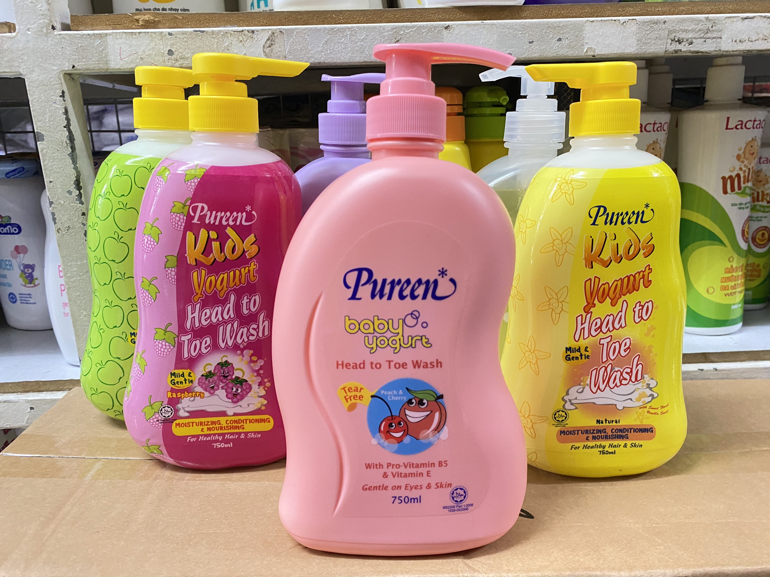 SỮA TẮM GỘI CHO BÉ PUREEN 750ml