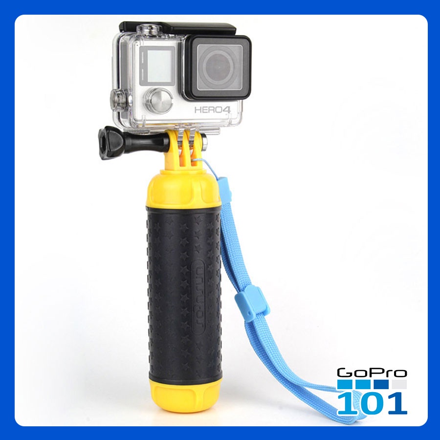 Phao nổi cầm tay bọc cao su cho gopro, sjcam, xiaomi yi, yi action, osmo - gopro101