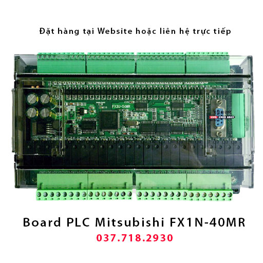 [HCM]Bộ lập trình Board PLC Mitsubishi FX1N-40MR - Board PLC FX Mitsubishi