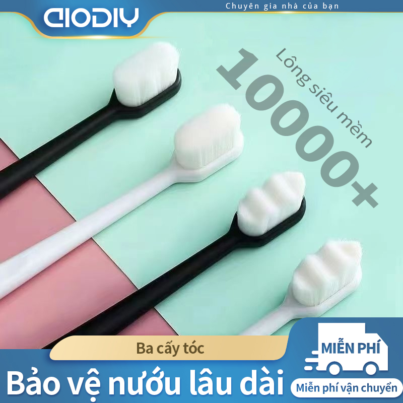 AIODIY 10.000 bàn chải đánh răng lông mềm dành cho người lớn siêu mịn siêu mềm Trang chủ Trang chủ Phụ nữ mang thai tháng dành riêng cho người đàn ông nhỏ đầu bàn chải đánh răng