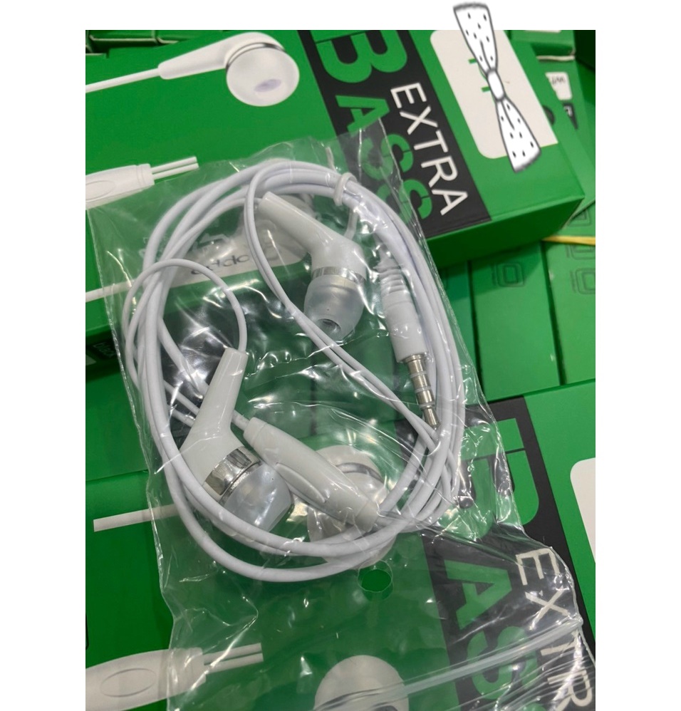 [HCM]Tai nghe hình tim cho dòng oppo ,êm tai bass mạnh có mic nghe gọi