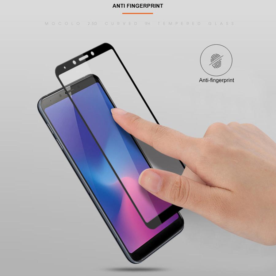 Miếng Dán Kính Cường Lực 5D Cho Samsung Galaxy A6s - Đen