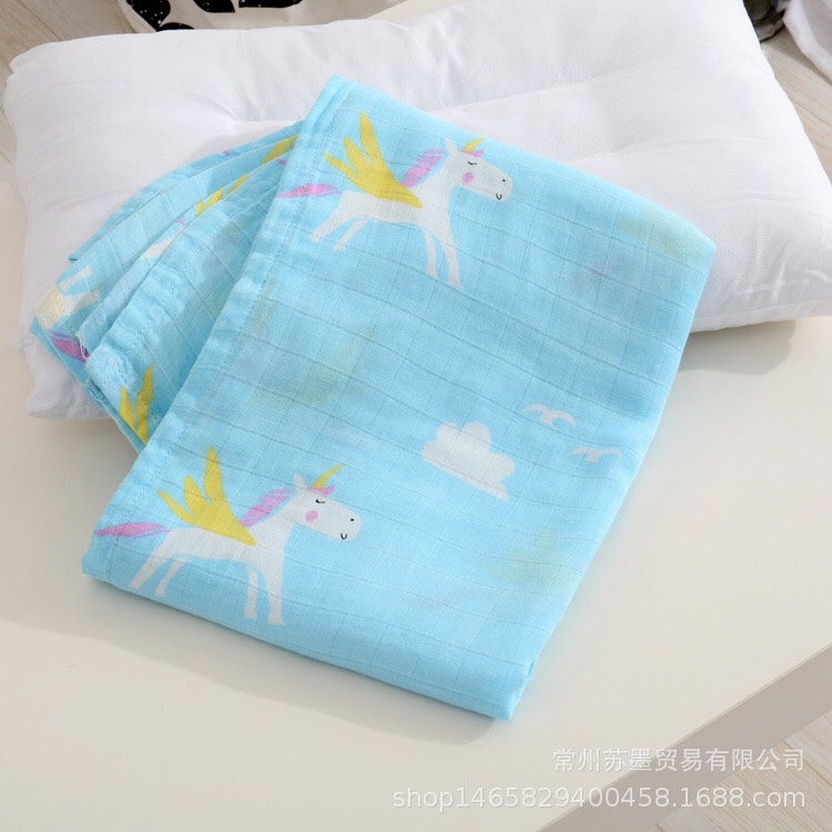 Khăn xô tắm cotton 4 lớp cho bé