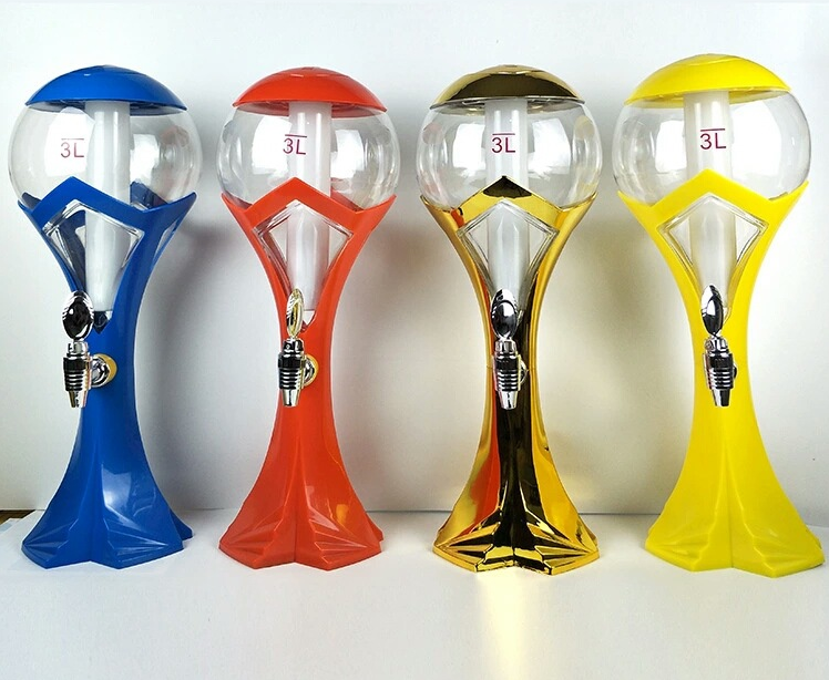 THÁP RÓT BIA ĐÈN + ĐÈN LED 7 MÀU