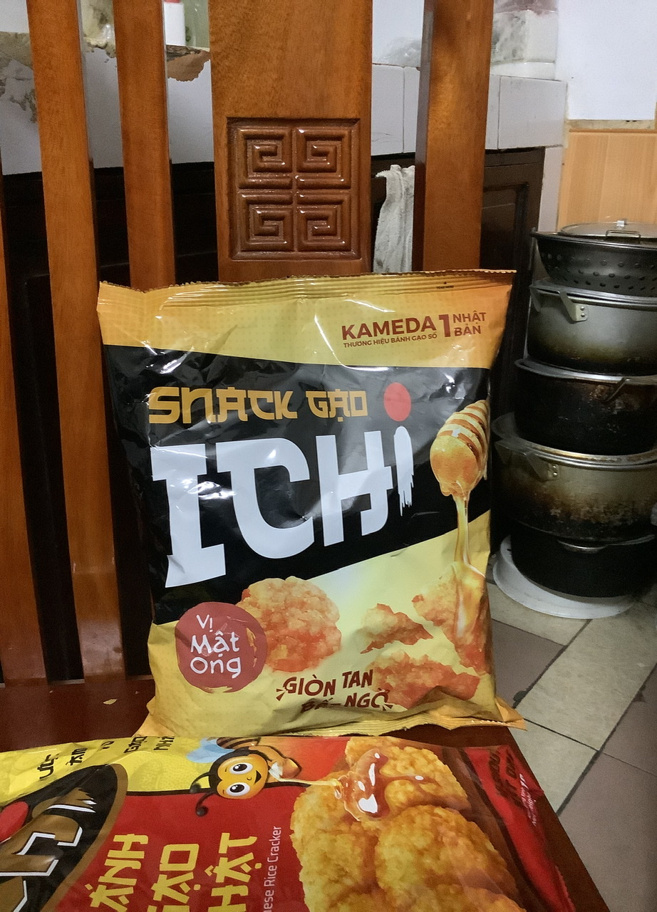 BÁNH GẠO SNACK GẠO ICHI 150G VÀ BÁNH GẠO NHẬT VỊ SHOUYU MẬT ONG 180g