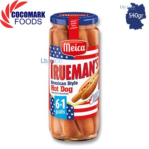 Xúc xích Đức hiệu Meica Trueman's Hot Dogs 540g