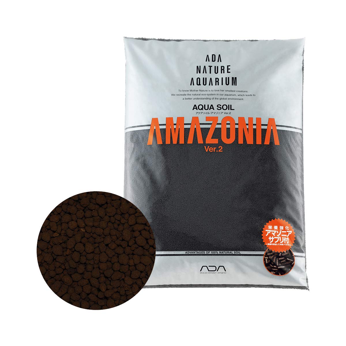 Phân nền thủy sinh chiết lẻ 1 lít ada aqua soil amazonia ver.2