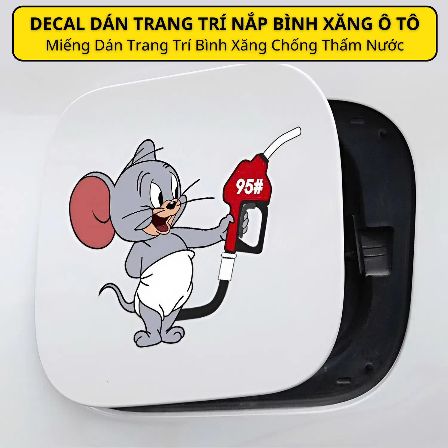 A95 Fuel Tank Cap Decorative Sticker, Electric Car, Car, and Vehicle Waterproof Decal Giá 9,900 Đồng*Miễn phí vận chuyển