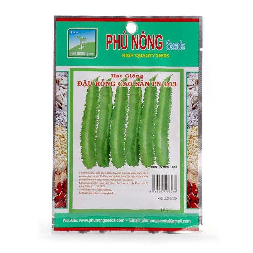 Hạt giống đậu rồng phú nông - gói 10g