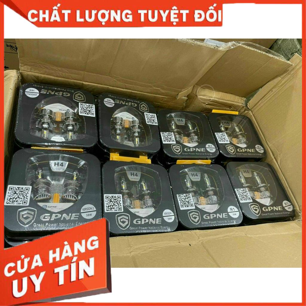 Bộ Đèn Led GPNE R4 Chân 9005 / HB3, công suất 55W Có Canbus Chính Hãng , Cho Xe Con 12V Và Xe Tải 24