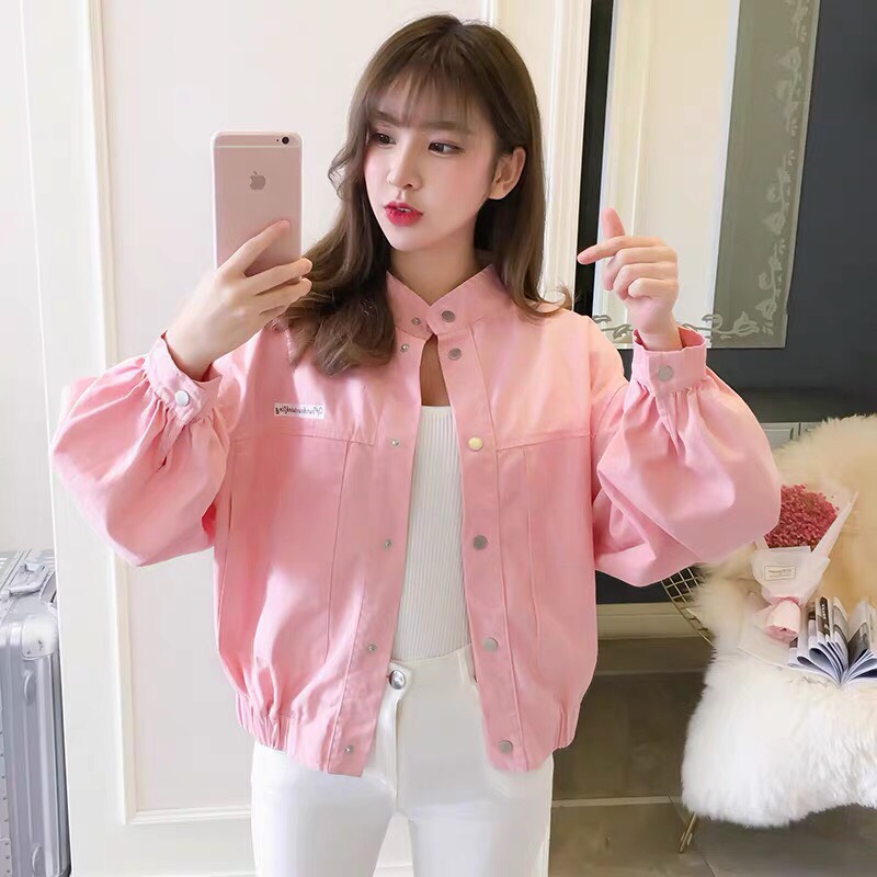 Áo Khoác Kaki Nữ Tay Bồng Siêu Xinh Cho Các Teen GIRLS Mẫu Mới Nhất