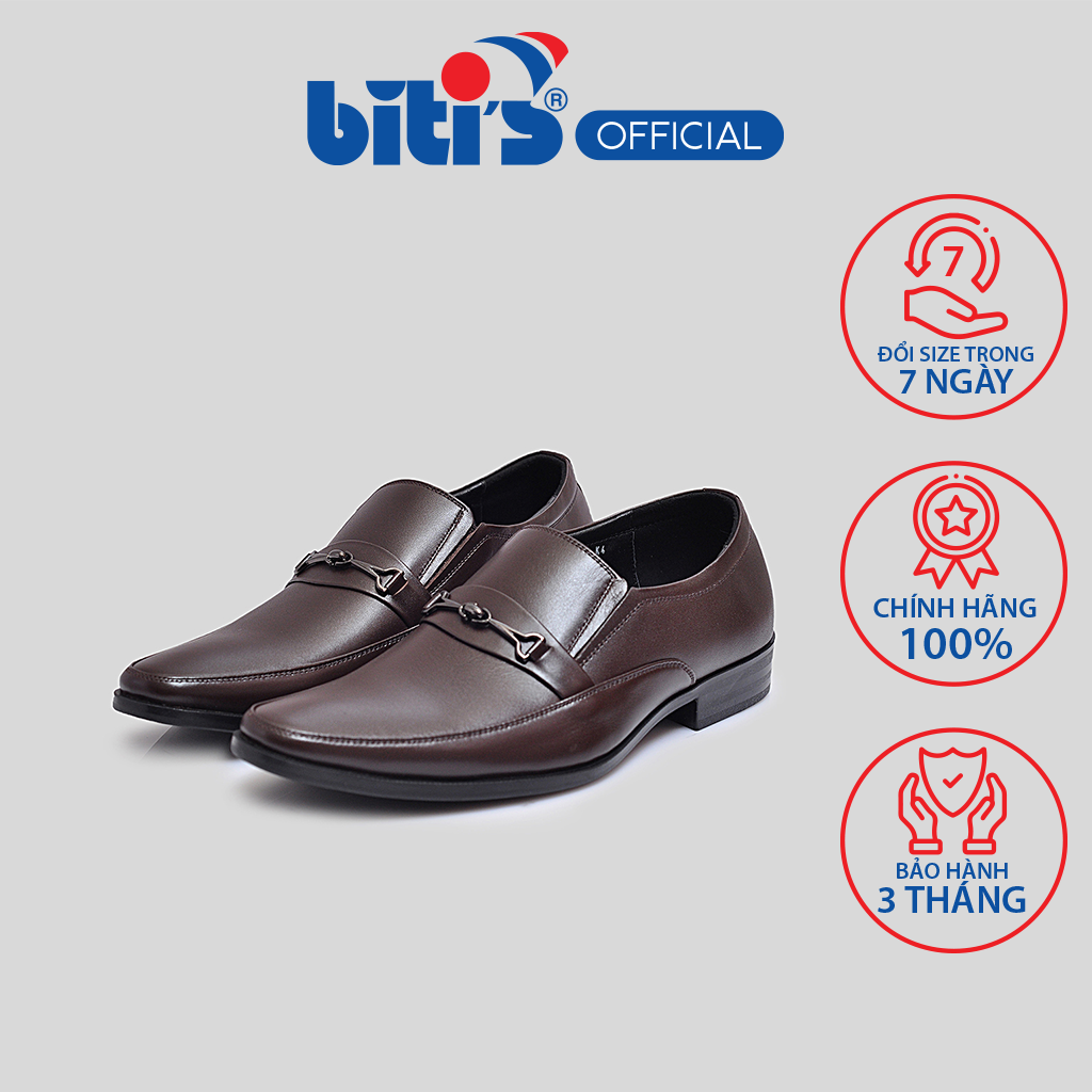 Giày Tây Nam Biti's BVM002277NAD NÂU ĐẬM