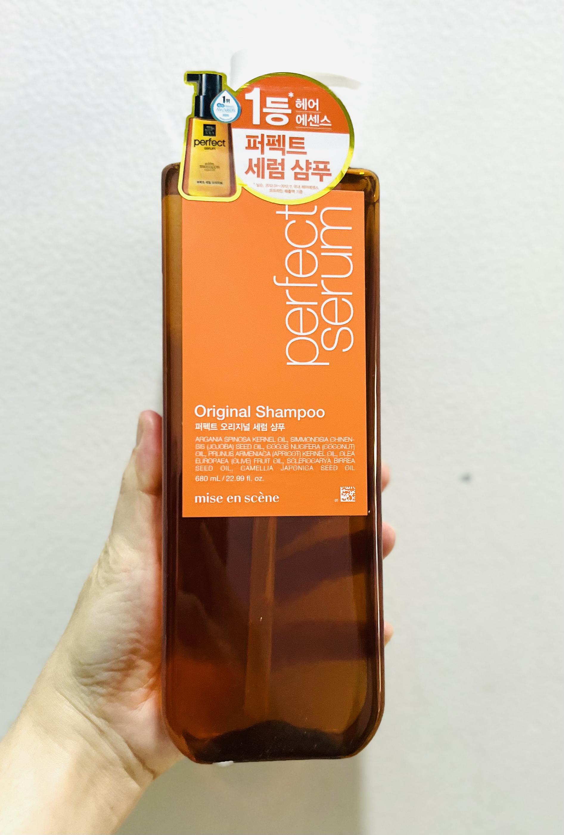 Chai dầu gội Mise En Scene Perfect Serum Original Shampoo 680ml
