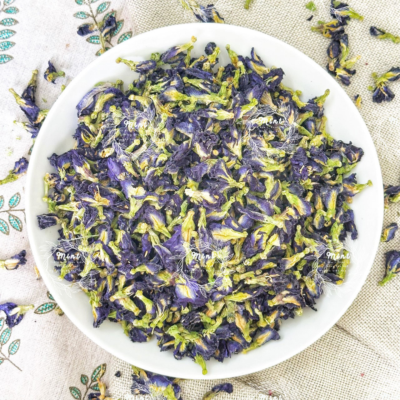 Trà hoa đậu biếc - chai thủy tinh cao cấp 200gr