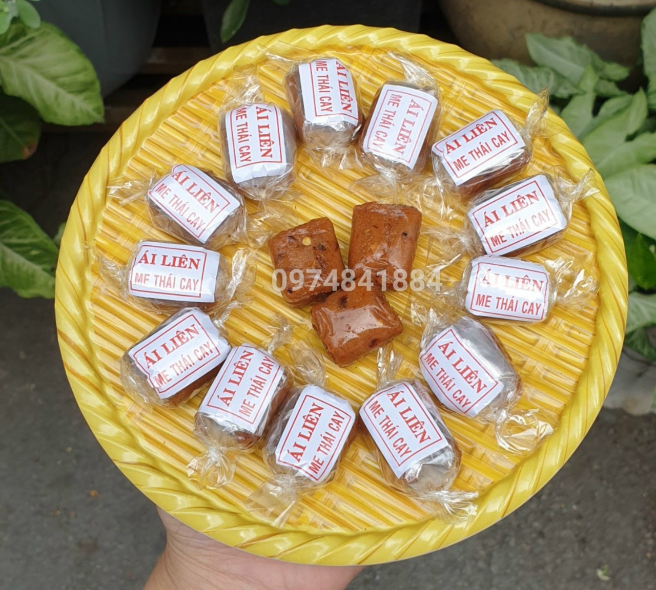 Mứt me thái cay ái liên 1kg/ 500g/ 250g - bánh kẹo tết - mứt tết