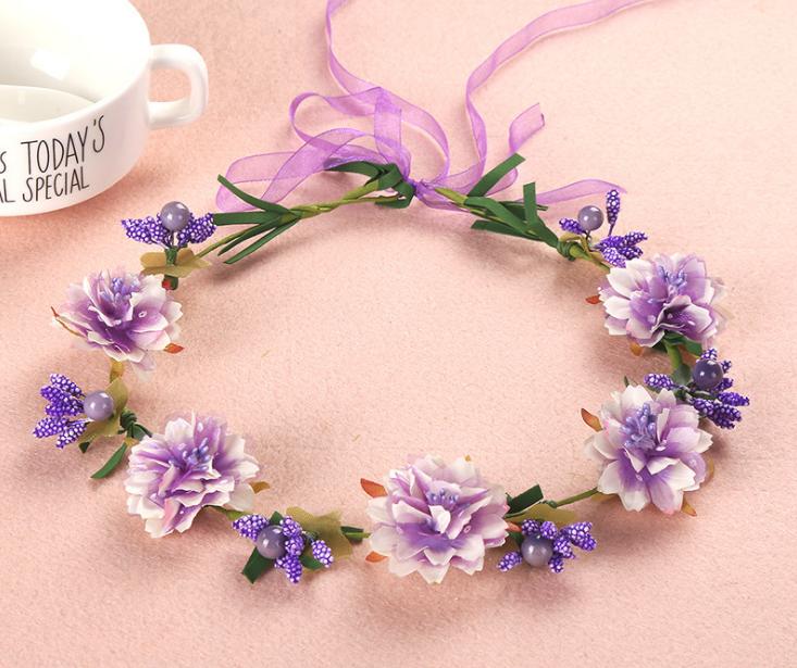 Vòng hoa đội đầu vòng hoa cô dâu vòng hoa chụp hình vòng hoa kỷ yếu vòng hoa cho bé vòng hoa