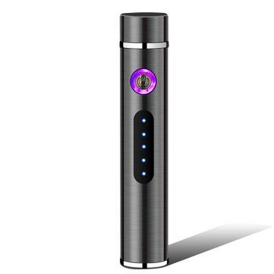 Bật lửa điện plasma 4 tia sạc usb màu đen sang trọng +++ khuyến mãi tặng móc treo tường siêu chắc