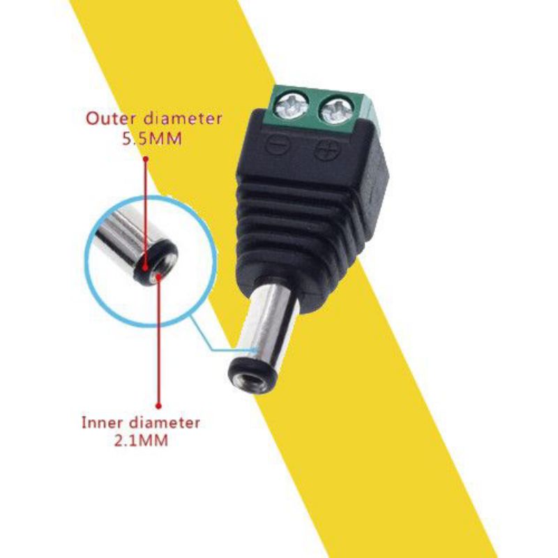 Combo 100 jack dc đực