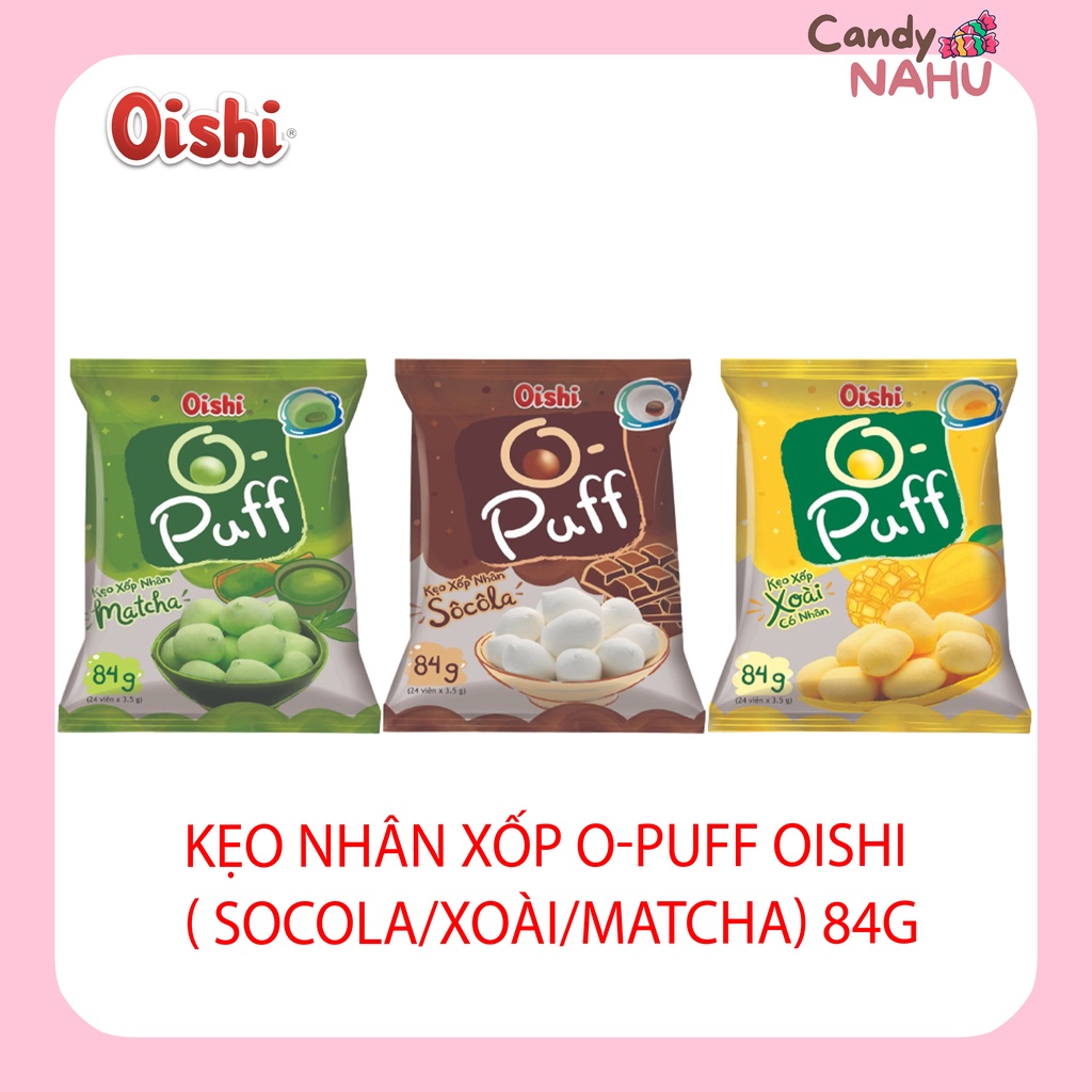 Kẹo nhân xốp o-puff oishi 84g