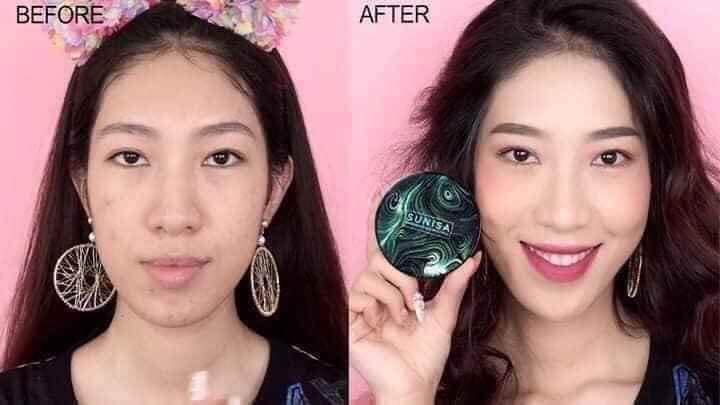 PHẤN NƯỚC SUNISA siêu sock (kèm cọ)