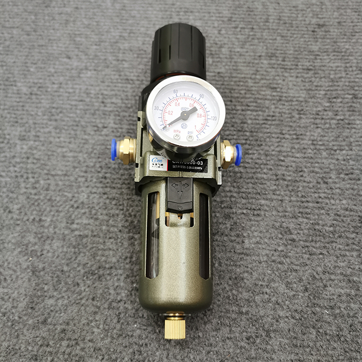 Bộ lọc khí nén đơn CAW300-03 và cút nối ống 8mm