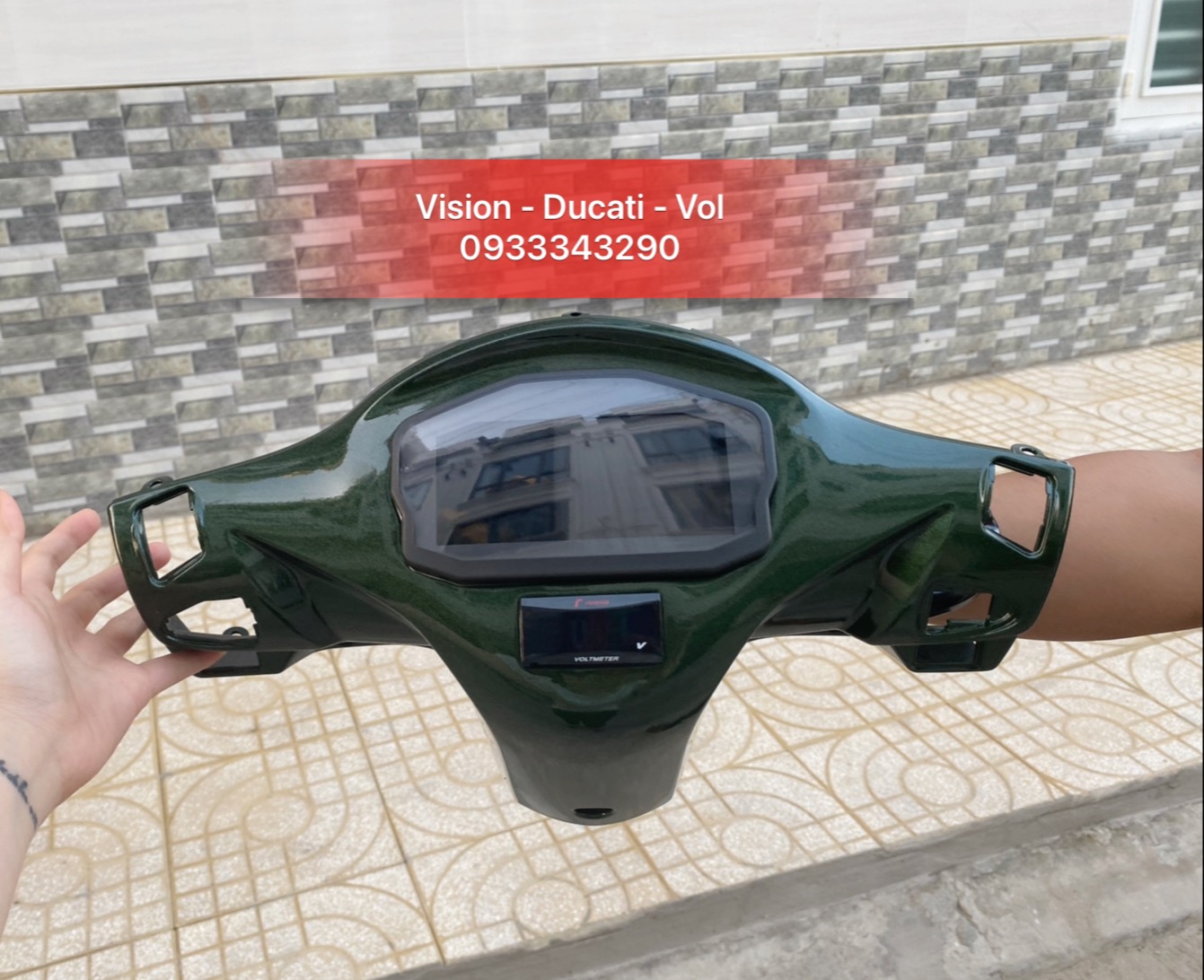 TRỌN BỘ BỢ CỔ VISION CHẾ ĐỒNG HỒ DUCATI - VOL    🎁 TẶNG BAO TAY SPIDER CÓ GÙ NHÔM SỊN 🎁