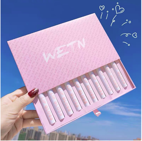 [HCM][SALE TẾT] Set 10 cây son kem lì Went Lip Gloss siêu xinh bền màu mướt môi - Hộp 10 thỏi son nội địa Trung - Son đỏ - Son lì - Son cam đất