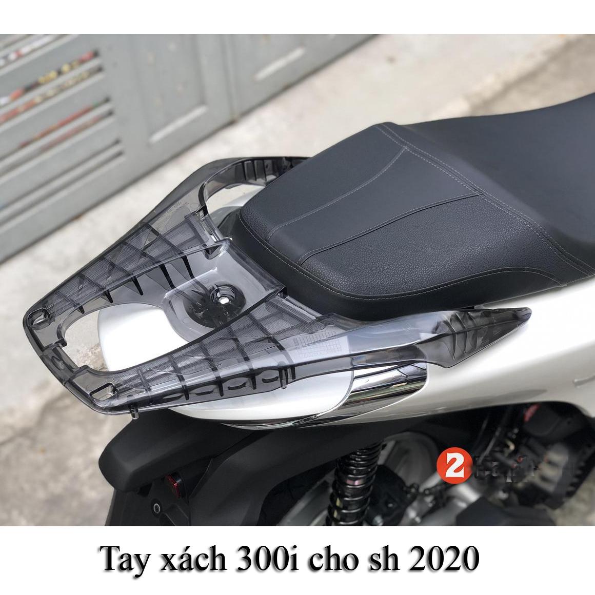 Tay dắt SH nhựa trong suốt độ kiểu SH300i, hàng chuẩn thương hiệu Zhi.pat