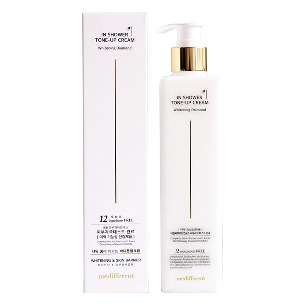 Sữa Tắm Kiêm Dưỡng Trắng Da Medifferent In Shower Tone Up Cream 300ml - Bebeau Skin Shop