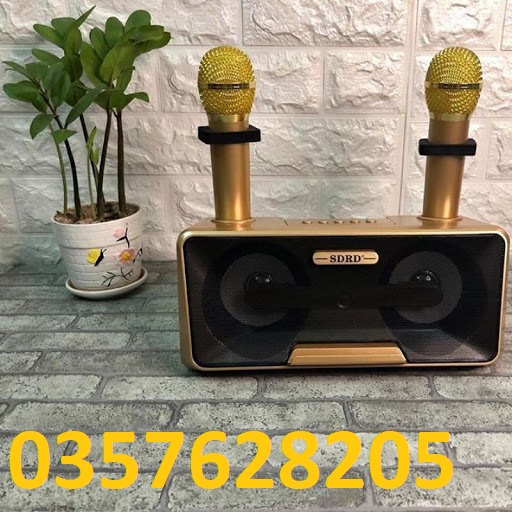 [HCM]Loa Karaoke Mini SD-301 Sd 302 + Kèm 2 Micro Hay Độc Lạ âm thanh to chuẩn hát cực ấm cực hay