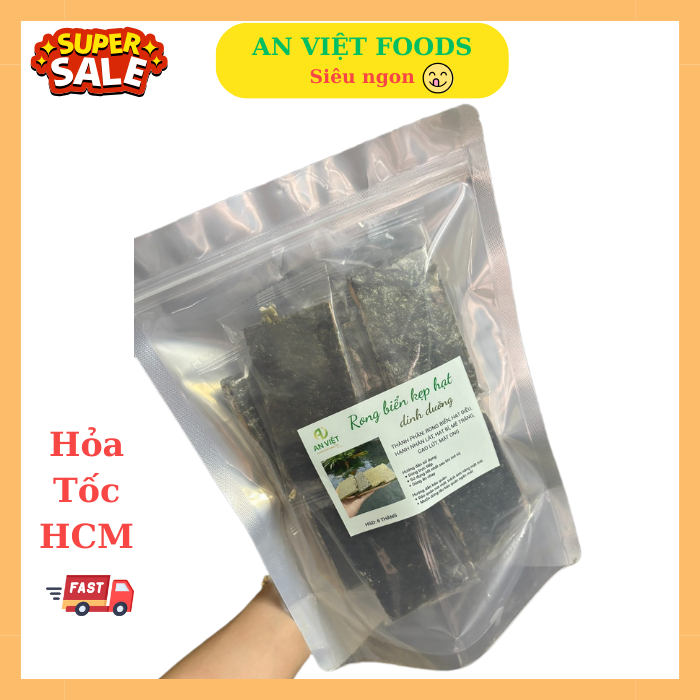 Thanh rong biển kẹp hạt - An Việt - 250 gram