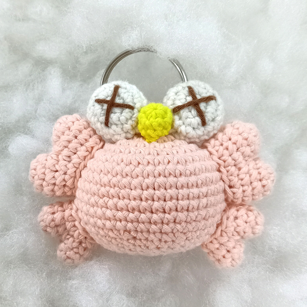 Móc khóa hình Con Cua Cute - Móc khóa - Móc khóa Handmade - Con Cua bằng len