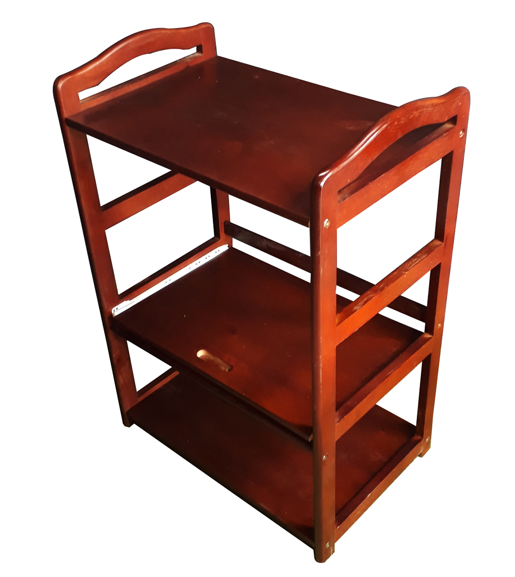 [HCM]Kệ để lò vi sóng 3 tầng rộng 60cm (Nâu)