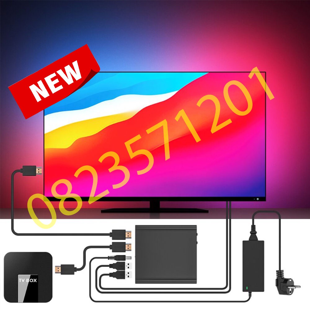 Đèn Ambilight sáng theo màu màn hình TV qua cổng HDMI (không cần cài phần mềm)