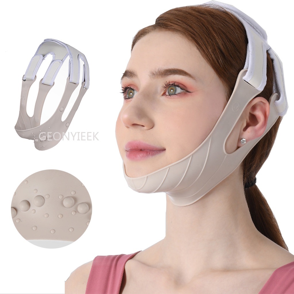 Đai nâng cơ mặt vline silicon thế hệ mới làm thon gọn mặt chống chảy xệ giảm nọng giúp cằm vline ms91