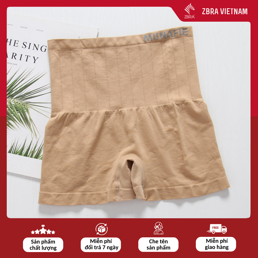 Quần gen nịt bụng thu gọn vòng eo, quần mặc trong váy gen bụng, quần lót dáng đùi co giãn cao cấp  - ZQ49