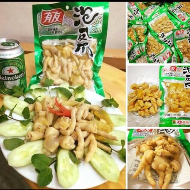 Chân gà muối yuyu trùng khánh 210g, 100g, 180g|80gr