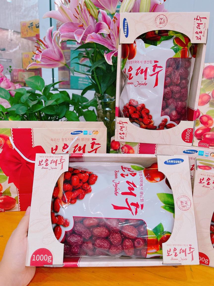 TÁO ĐỎ SẤY KHÔ SAM SUNG HÀN QUỐC MẪU VIP