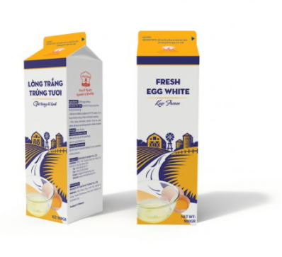 (* LƯU Ý: SP ĐÔNG LẠNH CHỈ SHIP HỎA TỐC 2H) Lòng Trắng Trứng Tươi Thanh Trùng - hộp 1 lít (dùng làm bánh tiện lợi)
