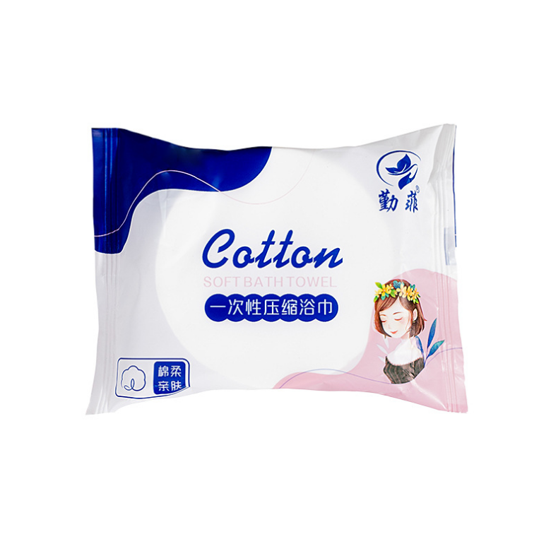 Combo 10 khăn tắm nén cô gái 70*140 cm