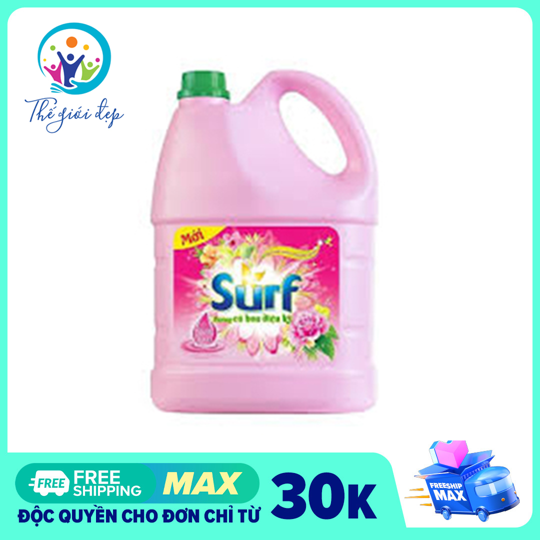 [HCM]Nước giặt Surf hoa cỏ diệu kỳ lan tỏa hương thơm can 3.6kg